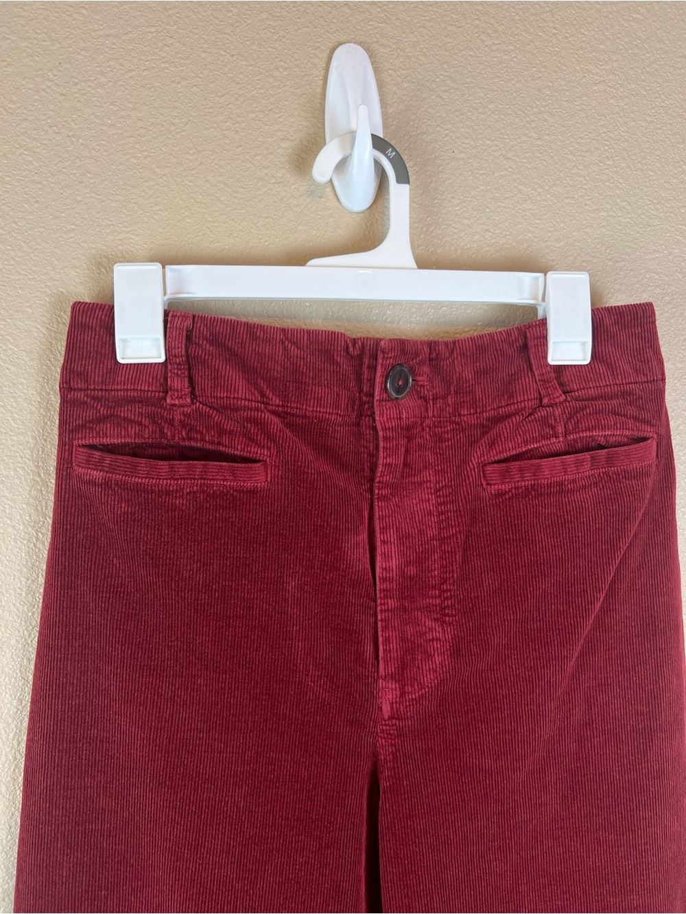 maeve colette burgundy corduroy pants - Picture 4 of 11